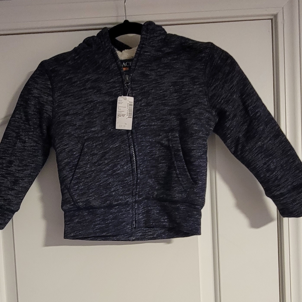 NWT The Children's PLACE full zip hoodie sz XS (4)